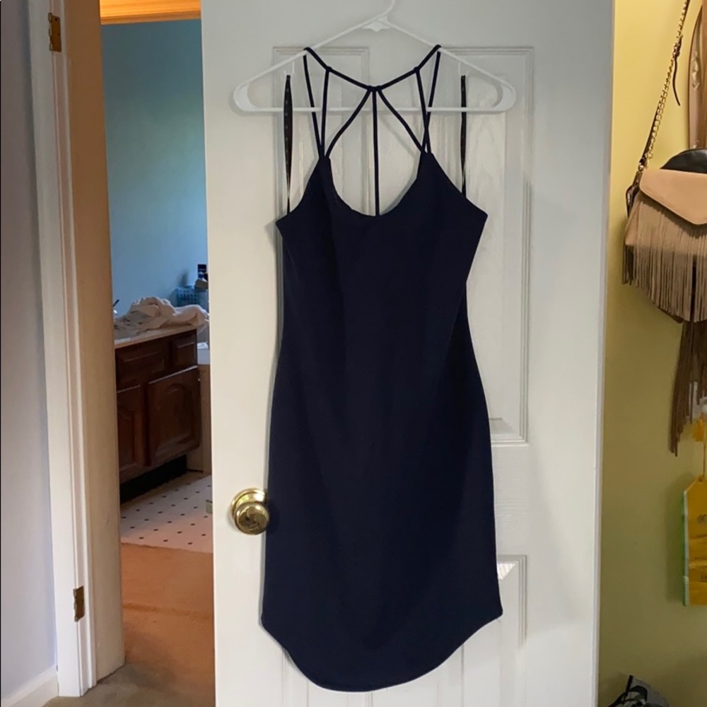 Misguided - Navy blue dress (New)